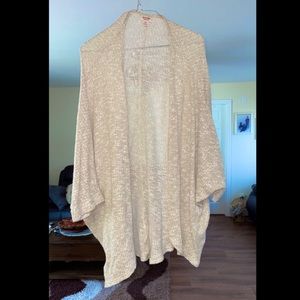 MOSSIMO SUPPLY CO TAN CARDIGAN